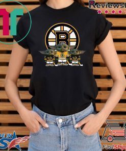 Boston Bruins Logo Baby Yoda Shirt