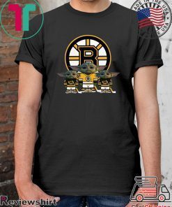 Boston Bruins Logo Baby Yoda Shirt