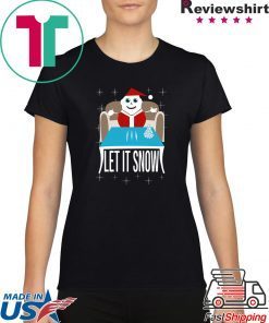 COKE SANTA LET IT SNOW Mens T-Shirt