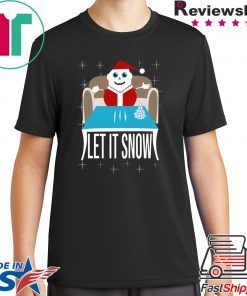 COKE SANTA LET IT SNOW Gift T-Shirt