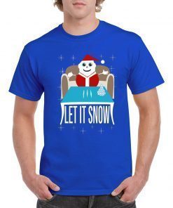 COKE SANTA LET IT SNOW Gift T-Shirt