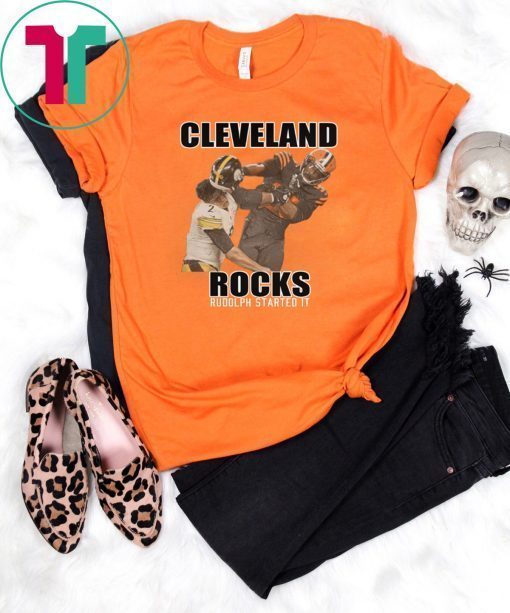 Cleveland Rocks Rudolph Started It Shirt