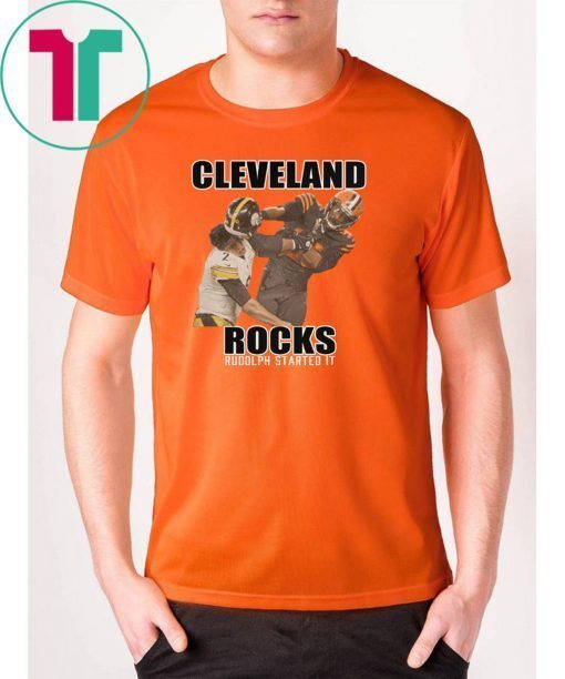 Cleveland Rocks Rudolph Started It Shirt