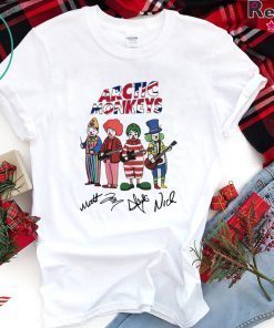 Clown Arctic Monkeys signatures shirt