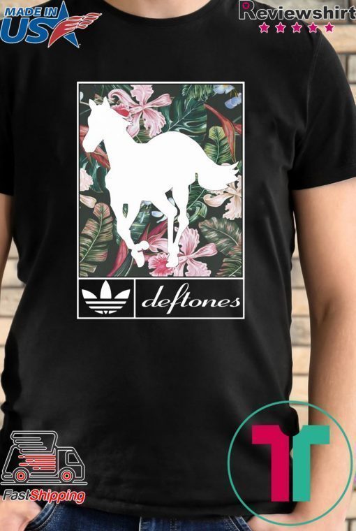 Deftones horse Adidas flower shirt