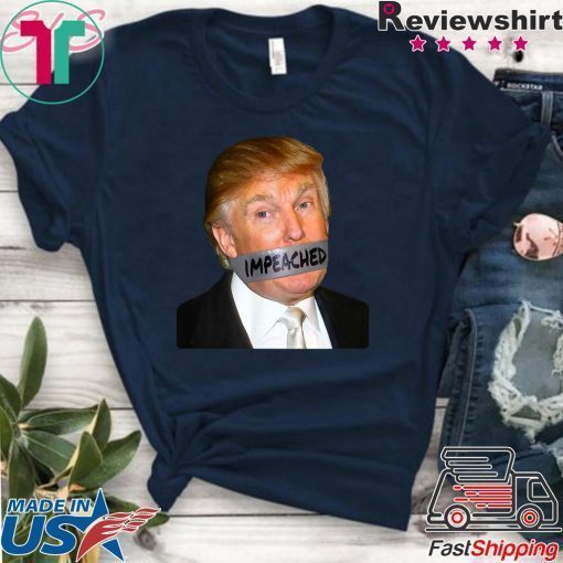 Donald Trump Impeached Duct-Tape Anti Trump Pro Impeachment T-Shirt