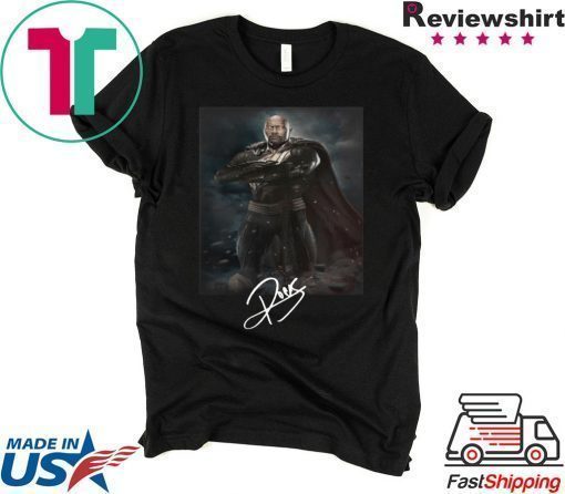 Dwayne Johnson The Rock Black Adam Signature Shirt