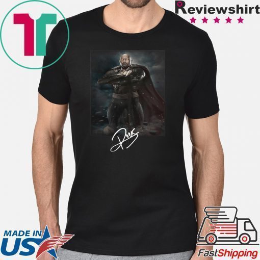 Dwayne Johnson The Rock Black Adam Signature Shirt