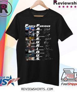 Fast Furious Paul Walker Vin Diesel Tvres Gibson Signatures Shirt