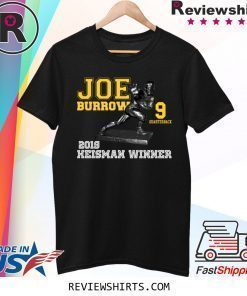 Joe Burrow Quarterback 2019 Heisman Winner T-Shirt
