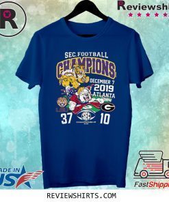 LSU Tigers 2019 SEC Football Champions Score T-Shirt