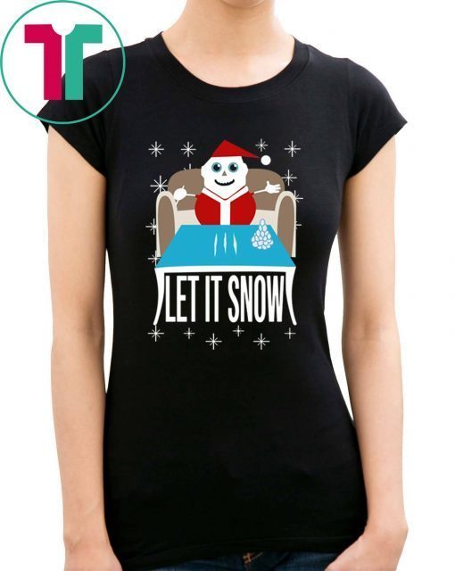 Let It Snow Santa Cocaine Shirt