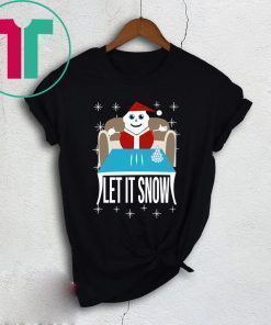 Let It Snow Santa Cocaine Walmart T-Shirt