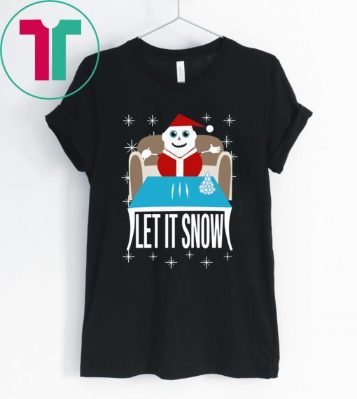 Let It Snow Santa Cocaine Walmart T-Shirt