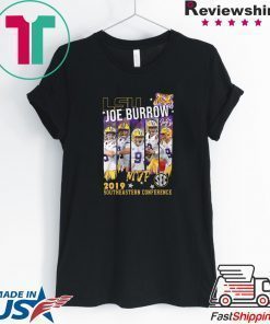 Lsu Joe Burrow MVp 2019 southeastern Conference shirt