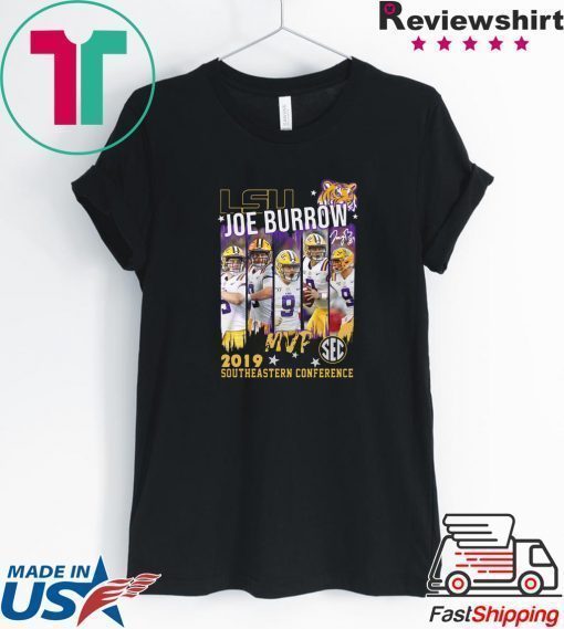 Lsu Joe Burrow MVp 2019 southeastern Conference shirt