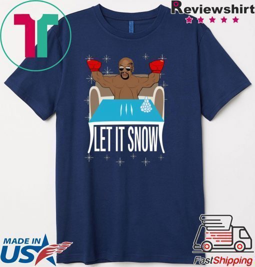 Mike Tyson Walmart Cocaine Santa Let It Snow T-Shirt