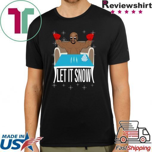 Mike Tyson Walmart Cocaine Santa Let It Snow T-Shirt