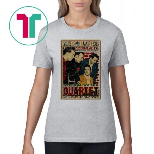 Million Dollar Quartet band Memphis Tennessee Shirt