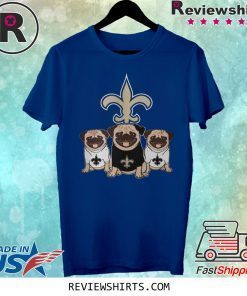 New Orleans Saints Pugs Dog Shirt