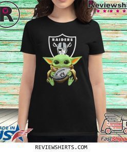 Baby Yoda Hug Ball Raiders T-Shirt