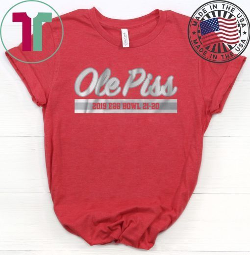 Ole Piss Egg Bowl shirt