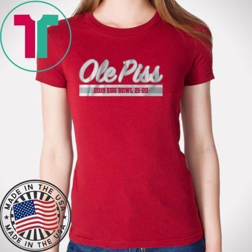 Ole Piss Egg Bowl shirt