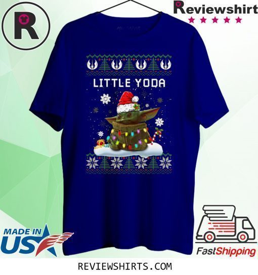 Santa Baby Yoda little Yoda ugly christmas 2020 t-shirt