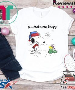 Snoopy You make Me Happy Shirt