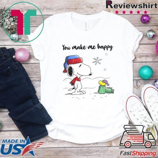 Snoopy You make Me Happy Shirt