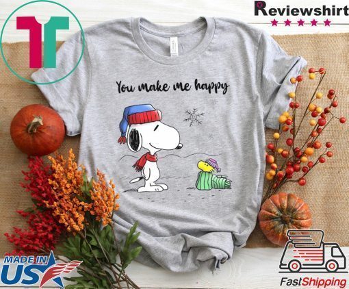 Snoopy You make Me Happy Shirt