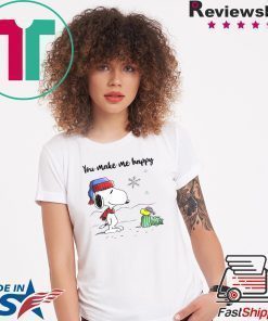 Snoopy You make Me Happy Shirt