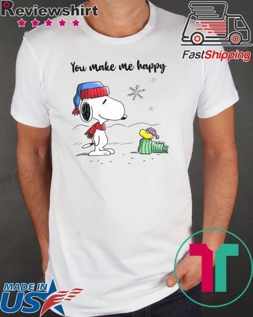 Snoopy You make Me Happy Shirt