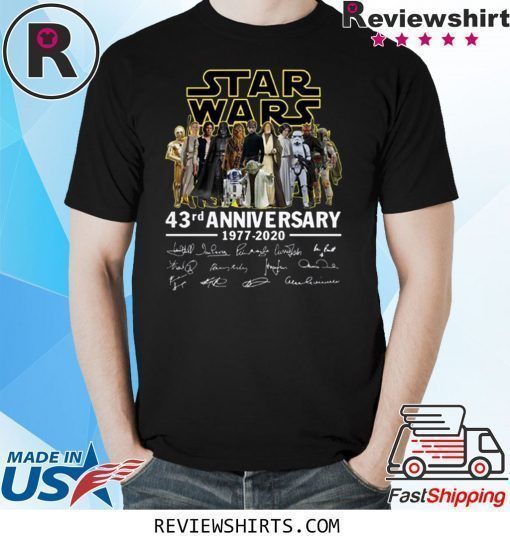 Star Wars 43rd Anniversary Signatures Shirt