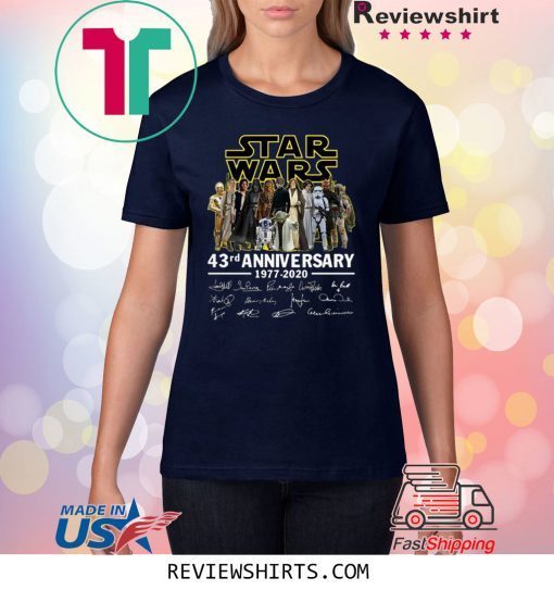 Star Wars 43rd Anniversary Signatures Shirt