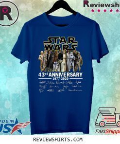 Star Wars 43rd Anniversary Signatures Shirt