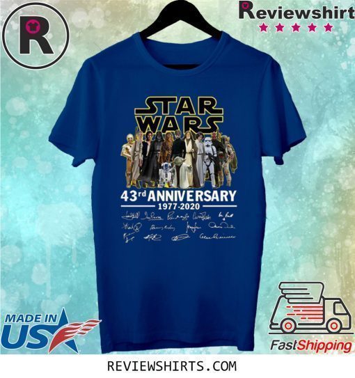 Star Wars 43rd Anniversary Signatures Shirt