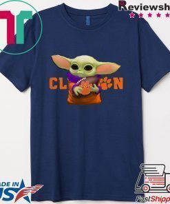 Baby Yoda Hug Clemson Tigers Shirts