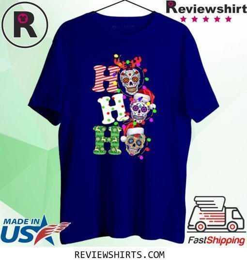 Sugar Skull Ho Ho Ho Christmas 2020 T-Shirt