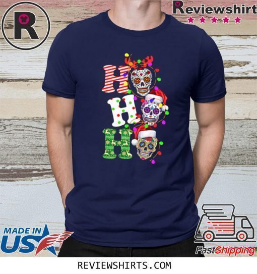 Sugar Skull Ho Ho Ho Christmas 2020 T-Shirt