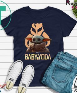 The Baby Yoda In The Mandalorian Skull Shirt
