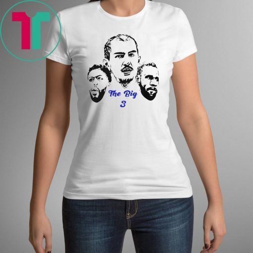 The Big 3 T-Shirt Los Angeles Lakers - Lebron James, Anthony Davis, Alex Caruso