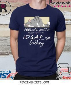 Tired Cat Feeling Kinda IDGAF Ish Today 2020 T-Shirt