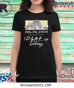 Tired Cat Feeling Kinda IDGAF Ish Today 2020 T-Shirt