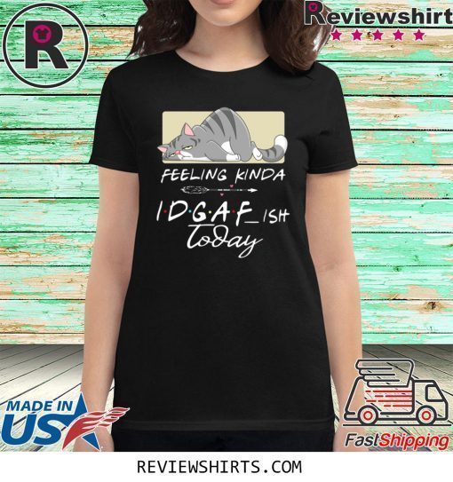 Tired Cat Feeling Kinda IDGAF Ish Today 2020 T-Shirt