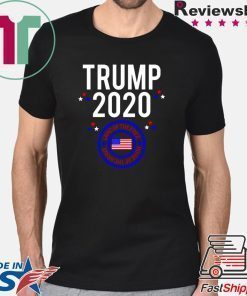 Trump 2020 President land of the free shirt