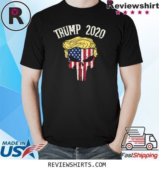 Trump 2020 Skull US Flag Shirt