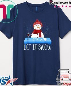 Walmart Cocaine Santa Snowman Let It Snow Shirt