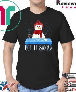 Walmart Cocaine Santa Snowman Let It Snow Tee Shirts