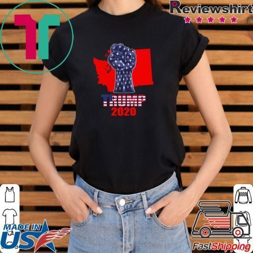 Washington For President Donald Trump 2020 Election Us Flag Shirt